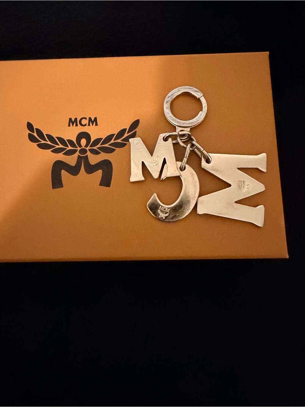 MCM Silver-Tone Letter Charm - Picture 3 of 3